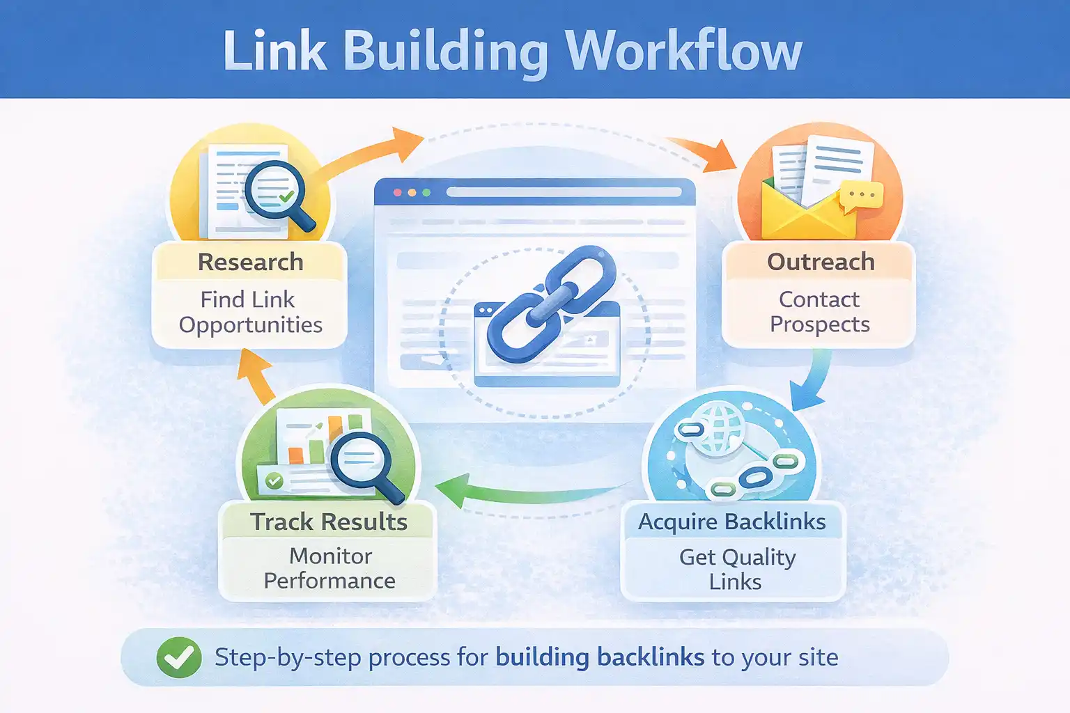 link building workflow