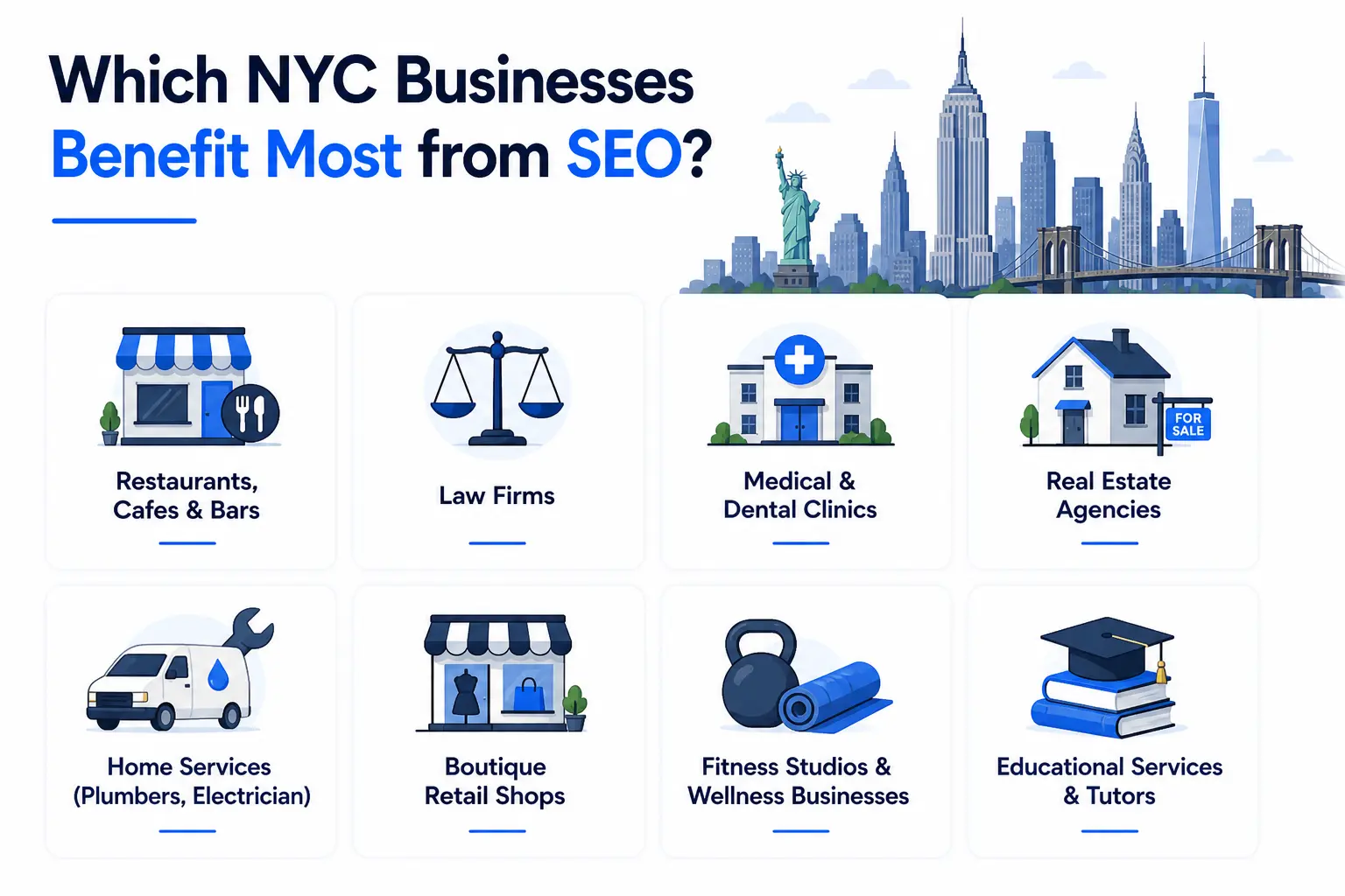 Which NYC Businesses Benefit Most from SEO?