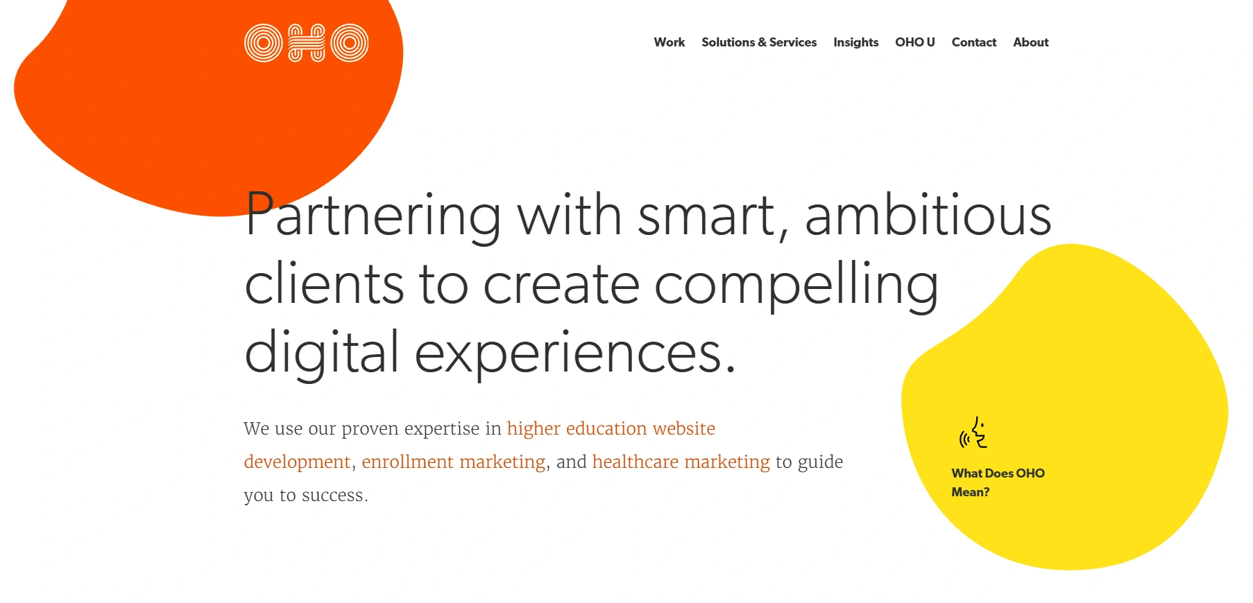 OHO - Best for Higher-Ed SEO and AI Optimization