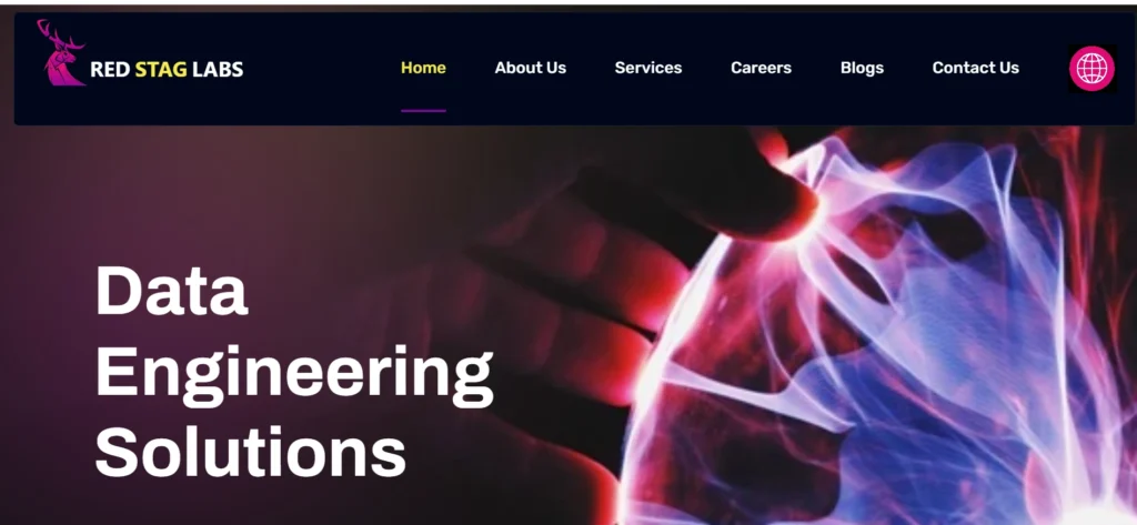 Home page of red stag labs