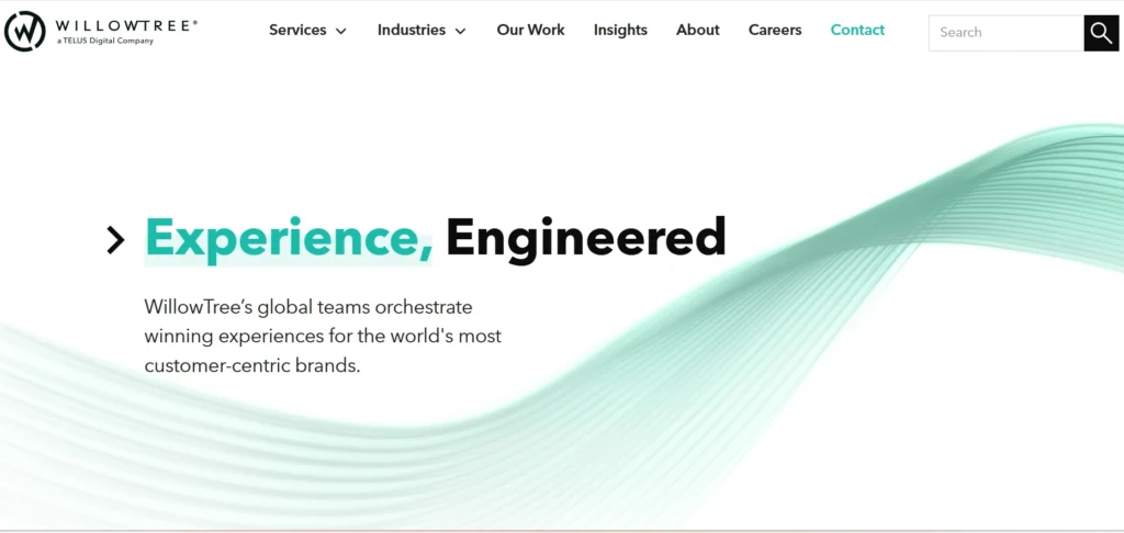 Home page of WillowTree