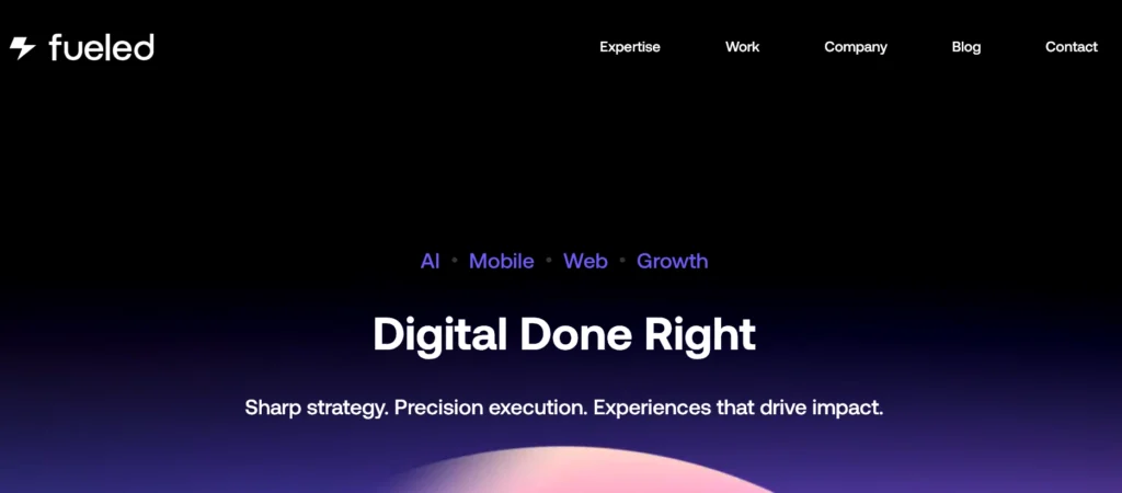Home page of Fueled