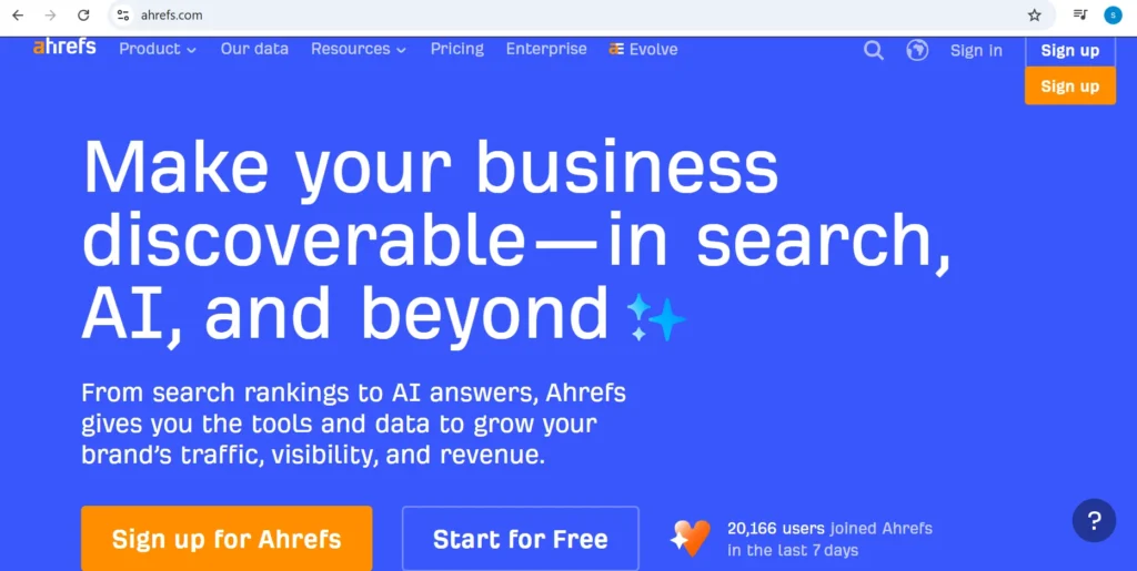 Home page of Aherfs