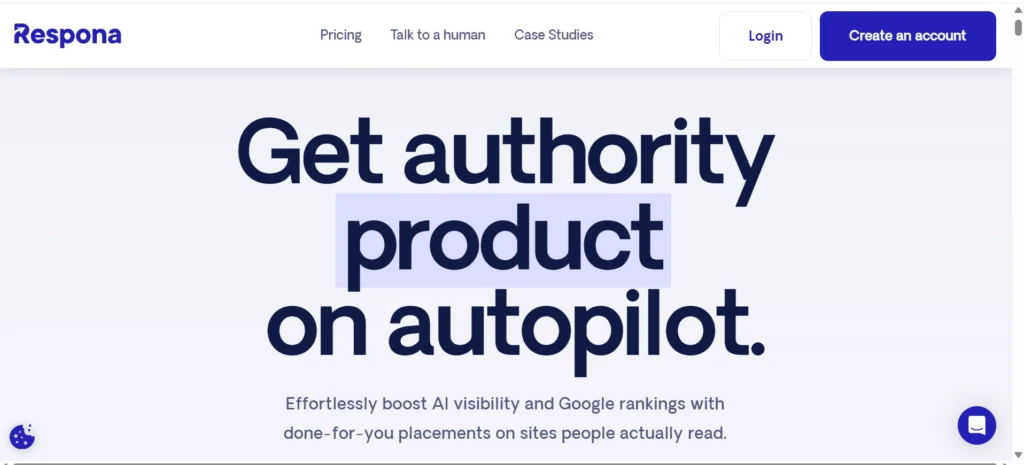 Home page of Respona