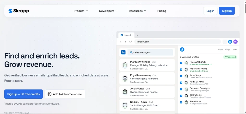 Home page of Skrapp