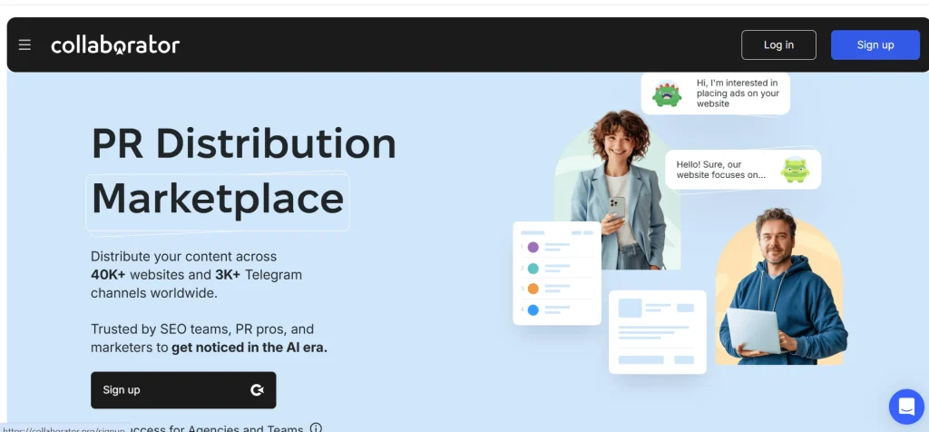 Home page of Collaborator